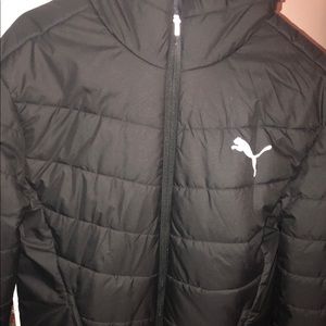 Men Black Puma Bubble Jacket